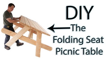 DIY Folding Seat Picnic Table