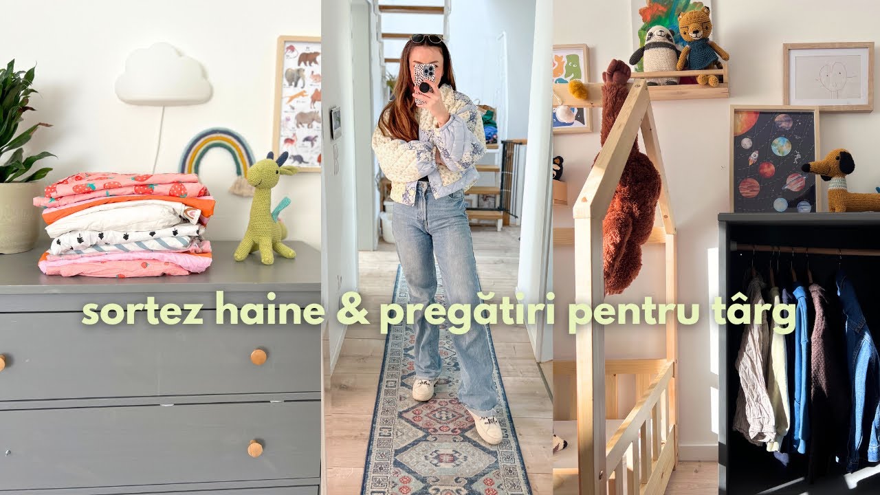 Sortez hainele de vară 👚și ne pregătim pentru Flohmarkt | Cumpărături Aldi