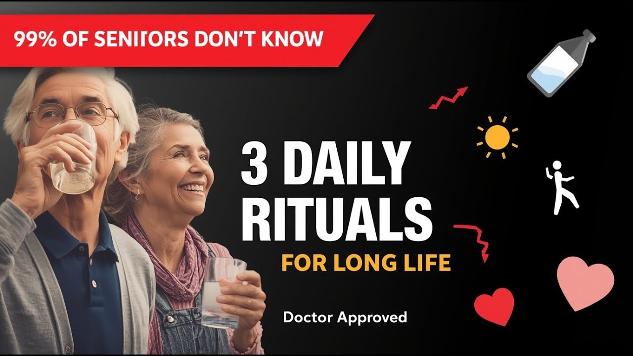 3 Daily Rituals That Boost Longevity After 50 — Doctor Approved! - YouTube