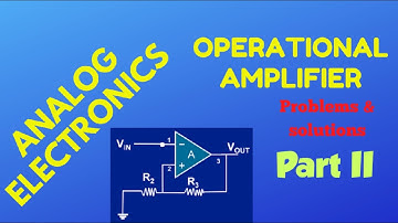 Operational amplifiers. Part II|Analog Electronics||TRB polytechnic EE ECE |GATE-ESE-ECE EE