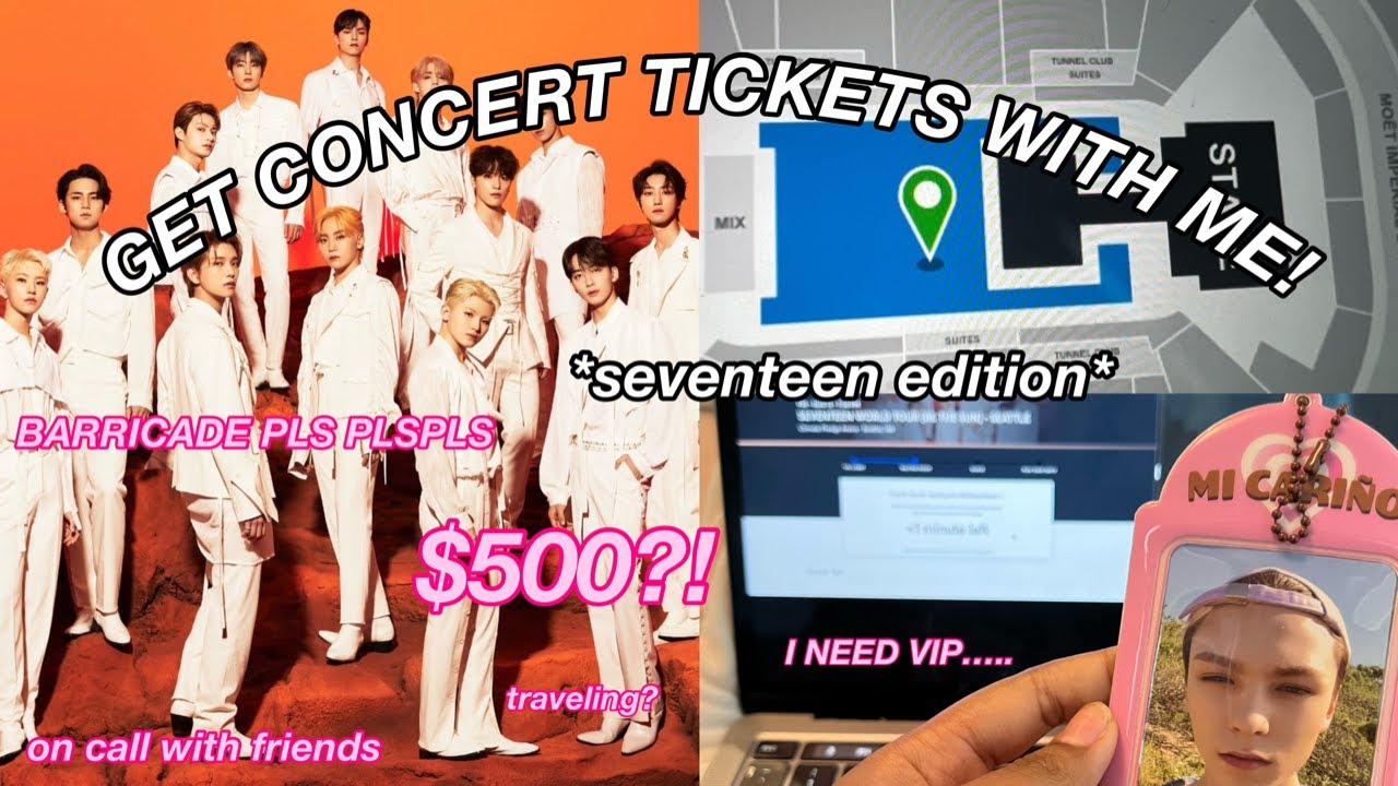 BUYING SEVENTEEN CONCERT TICKETS *stressful* YouTube