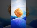 Satisfying cube disintegration in a dream world #blender #satisfying #animation #3d #art #shorts