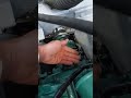 Подключаю  на яхте трос , на коробку реверса хода.#Volvo penta