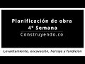 planificación de proyectos de construcción