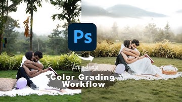 Color Grading Pre Wedding Photoshoot Complete Photo Editing in Photoshop 2025 FREE PRESETS AND LUTS￼