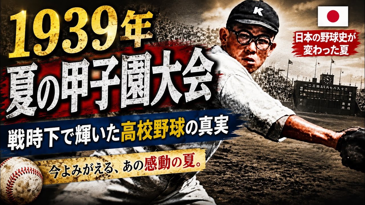 👉1939年夏の甲子園大会 ⚾️🇯🇵 - YouTube