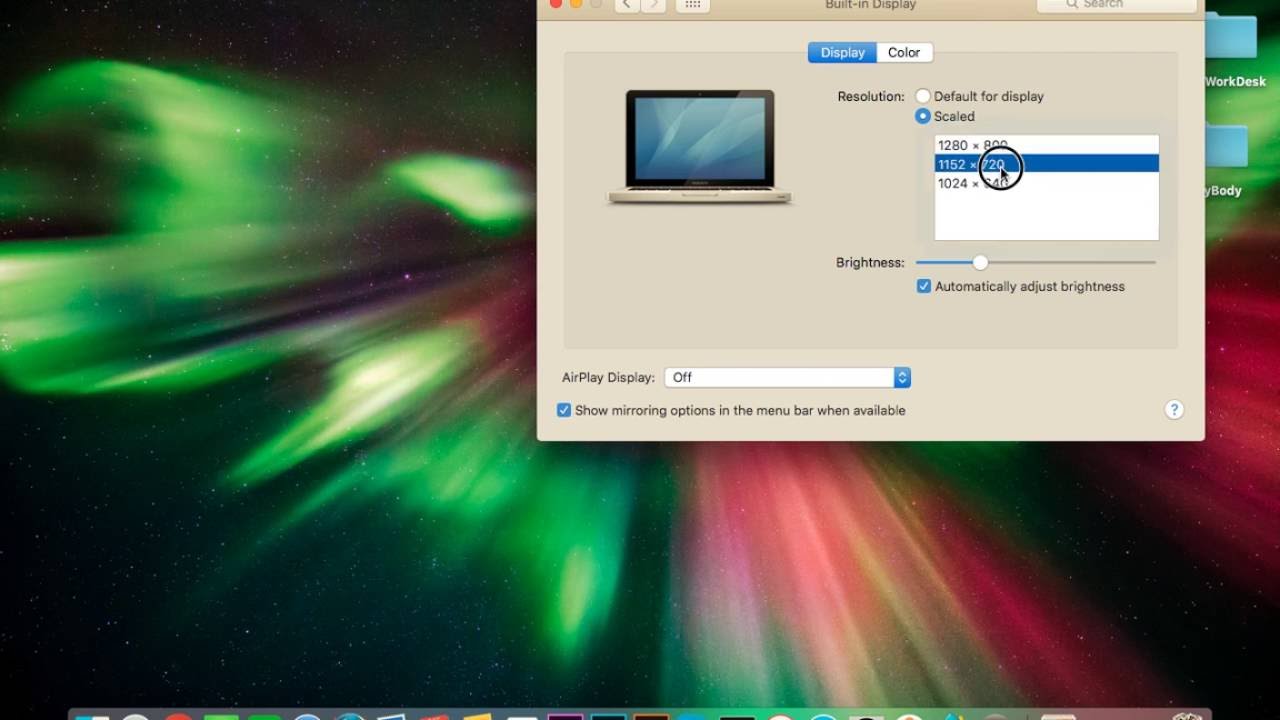 How To Change Aspect Ratio On Macbook Screen Resolution Youtube