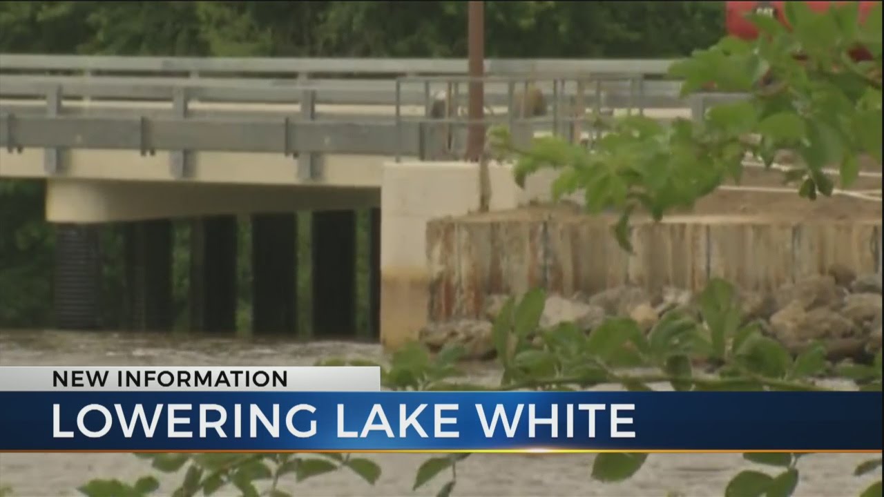 ODNR lowering water level of Lake White reservoir YouTube