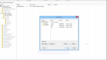 Search and Edit an INI File with Advanced Installer