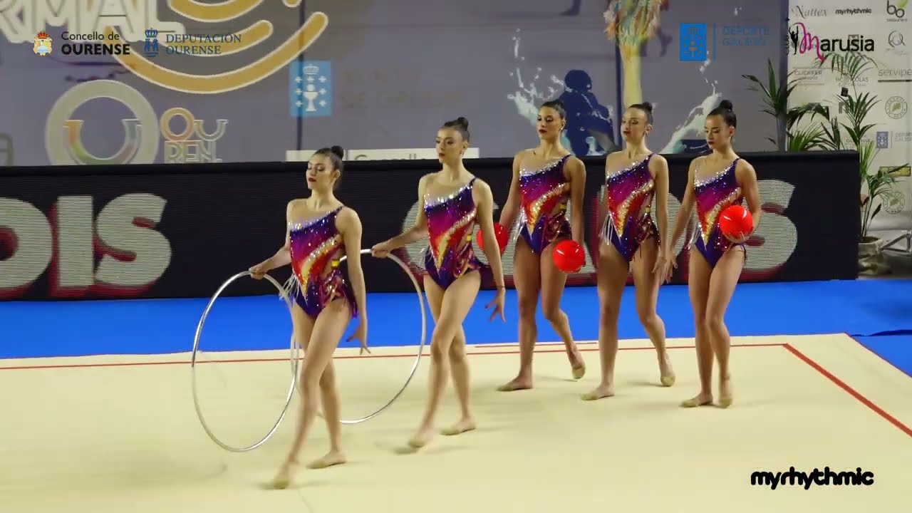 CONJUNTO SENIOR SPAIN SENIOR FIG  3 BALLS 2 HOPPS   NACIONAL TEAM ESPAÑA   XIII Torneo Intern