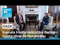 Gaza  Kamala Harris rencontre Benny Gantz rival de Netanyahu  FRANCE 24