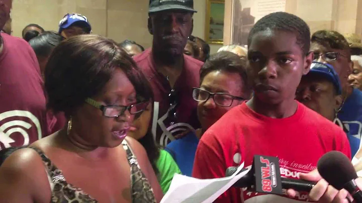 Parrish Brown and Irene Robinson Speaks in Support...