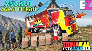 BOCAH SD OFFROAD TRUCK TAWAKAL KE GUNUNG ANGKUT ZAKAT FITRAH - GTA 5 SULTAN BOCIL