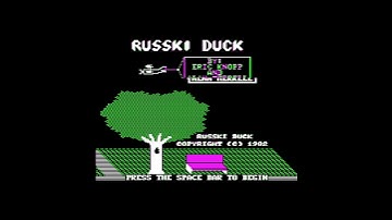 Russki Duck by Sirius software #shorts #russki #duck #sirius #appleii #actiongame