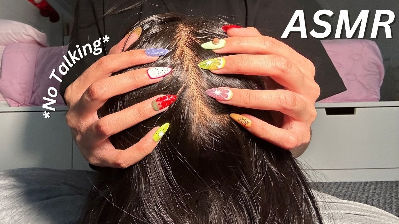 ASMR 30 MIN SCALP SCRATCHING *NO TALKING*