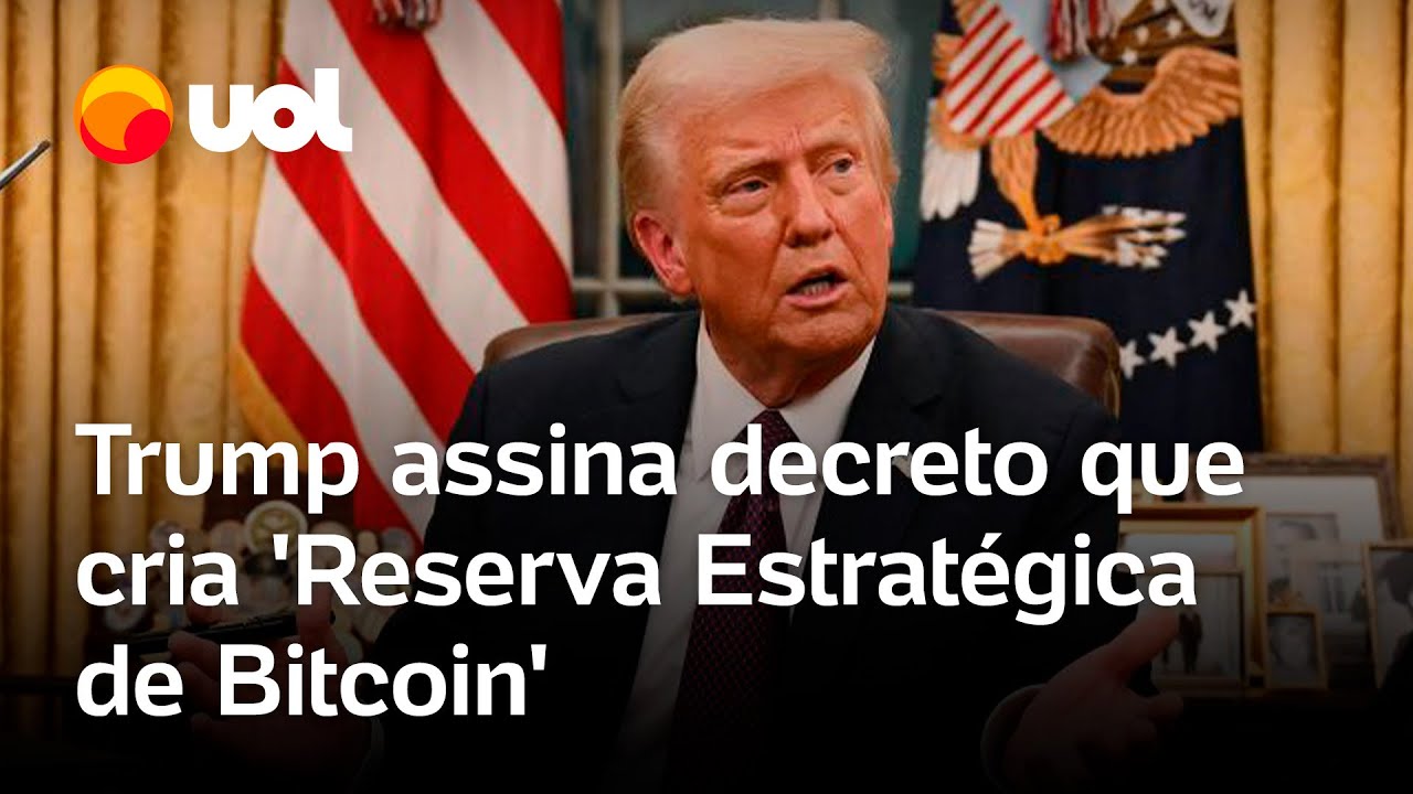 Trump assina ordem executiva para criação de reserva estratégica de bitcoin  nos EUA; confira