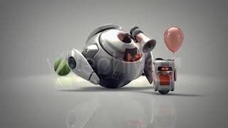 Robots 3D logo bumpers II | After Effects Project Files - Videohive template