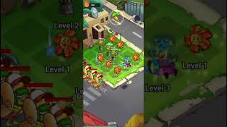 Реклама мобильной игры Merge Plants: Monster Defence