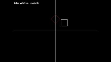computer graphics 2d transformation c program
