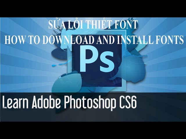 Шрифты для photoshop cs6