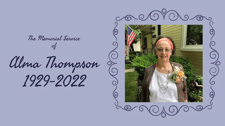 Alma Thompson Memorial Service - April 01, 2022