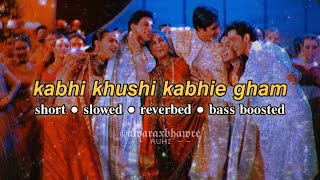 kabhi khushi kabhie gham (slowed   reverb) LoFi | lata mangeshkar | shahrukh khan | kajol