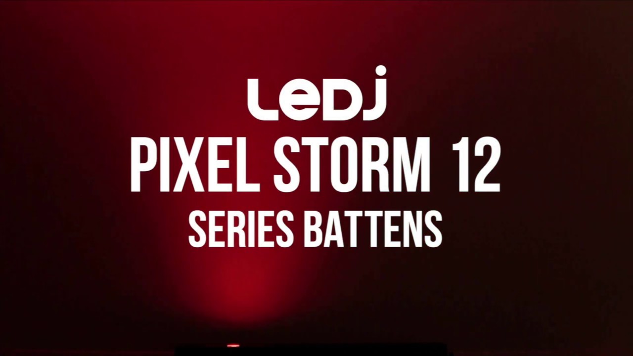 8x LEDJ Pixel Storm 12 Hex LED Batten Bar Uplighter 12 x 12W Paquet