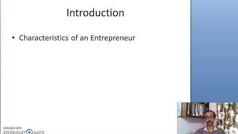 Entrepreneurship Management BBA 5th semester Module 1 Lecture 3 Introduction Characteristics