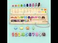 MWDH-010 Multifunctional Wooden Magnetic Counting Ball Toy Training Educational Toy for Kids