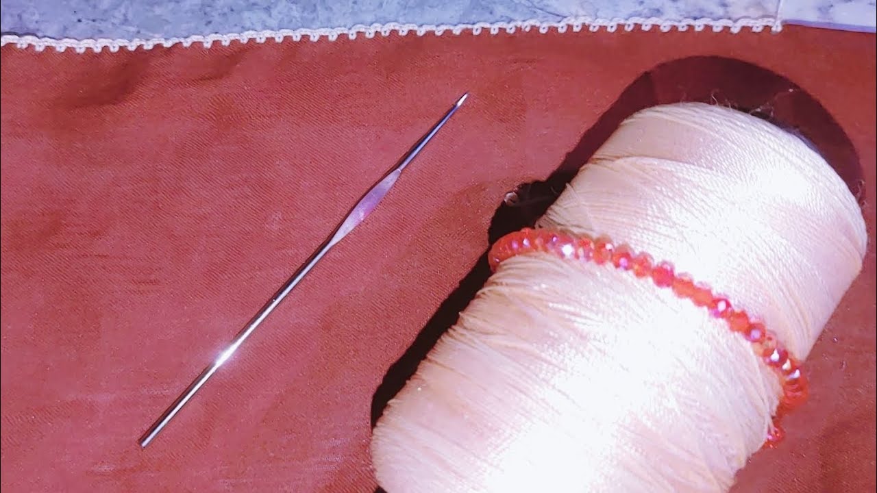 Crosia lace design attach lace with motti lace design