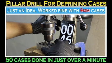 🛠️ 9mm ammo Cases Depriming / Decapping without a press - Cheap & easy to do.🛠️