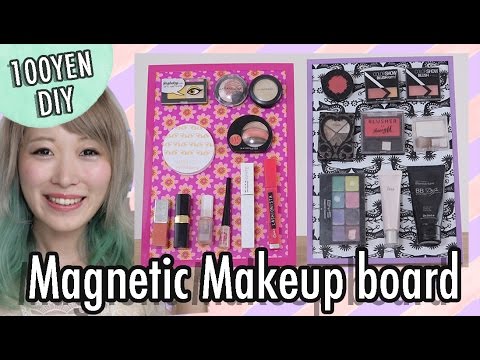 How to make Magnetic makeup board