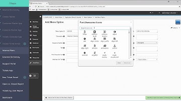 Helpdesk Portal Project (Part 15): Creating the internal menu