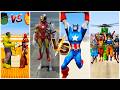 SUPERHERO MEGA BATTLE #98 Marvel vs DC Showdowns Venom VS Spiderman VS Ironman VS Hulk