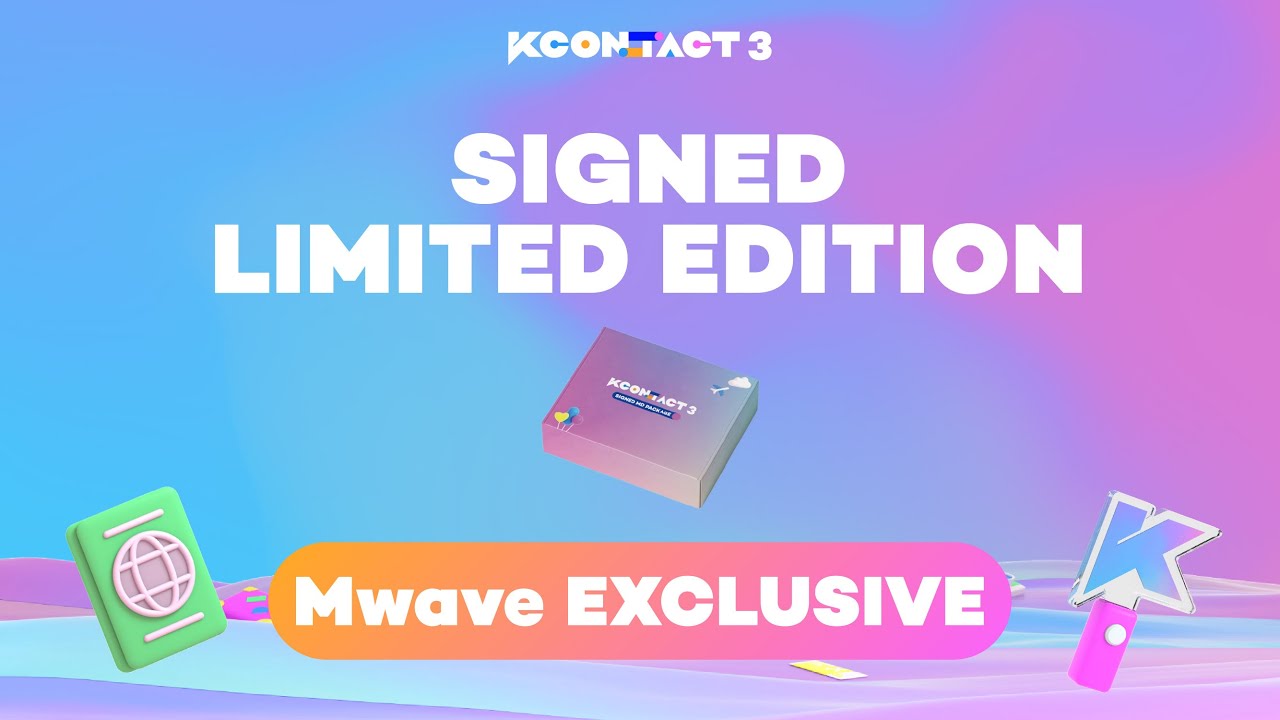 LIMITED EDITION | OFFICIAL MERCHANDISE | KCON:TACT 3