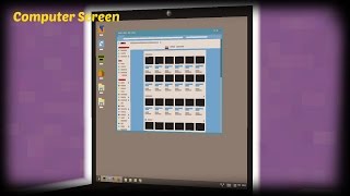 Minecraft - How To Make A Computer Screen | Custom Map