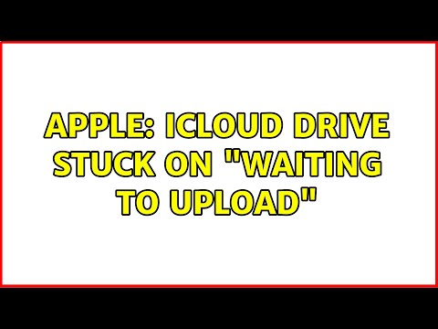 Apple: iCloud Drive stuck on 