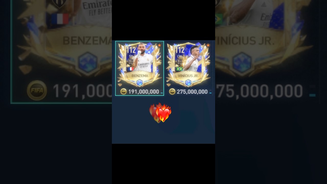 Benzema🇫🇷 Vs Vinicius jr🇧🇷 