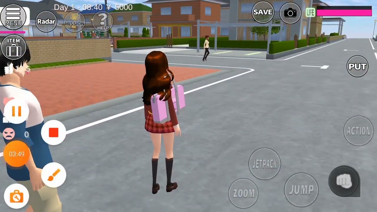 Phim:Cha dượng độc ác/Sakura School Simulator