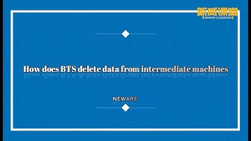 how does BTS delete data from intermediate machines(controller) - battery testing system