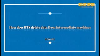 how does BTS delete data from intermediate machines(controller) - battery testing system