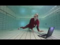 #111 checking emails under water
