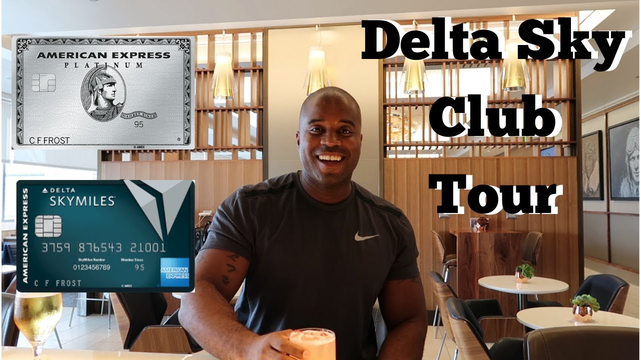 Delta Sky Club Tour Airport Lounge Amex Platinum Delta Reserve Youtube
