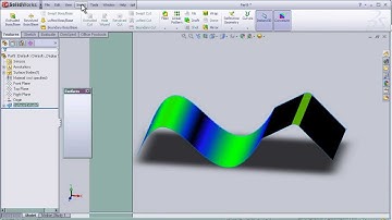 23- SolidWorks Surface TUTORIAL: CURVATURE MEASURE