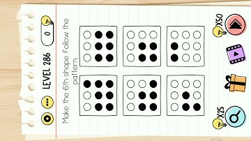 Brain Test Level 286 || Make The 6th Shape Follow The Pattern.