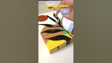 *Not Sponsored* Spray Varnish. #painting#varnishing#tutorial#acrylicpainting