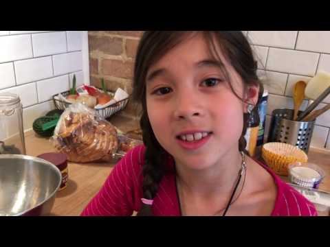 Cooking with G! episode #4: Healthy banana chocolate chip muffins!