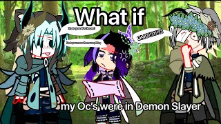 || What if my Oc’s were in Demon Slayer || tw:bl00d || 400 subs special || not original ||