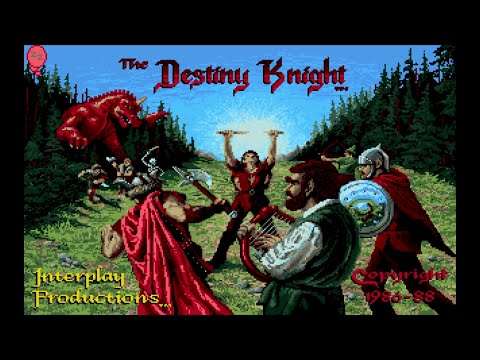The Bardu0027s Tale II : The Destiny Knight (Amiga) – Écran-titre – 1080p