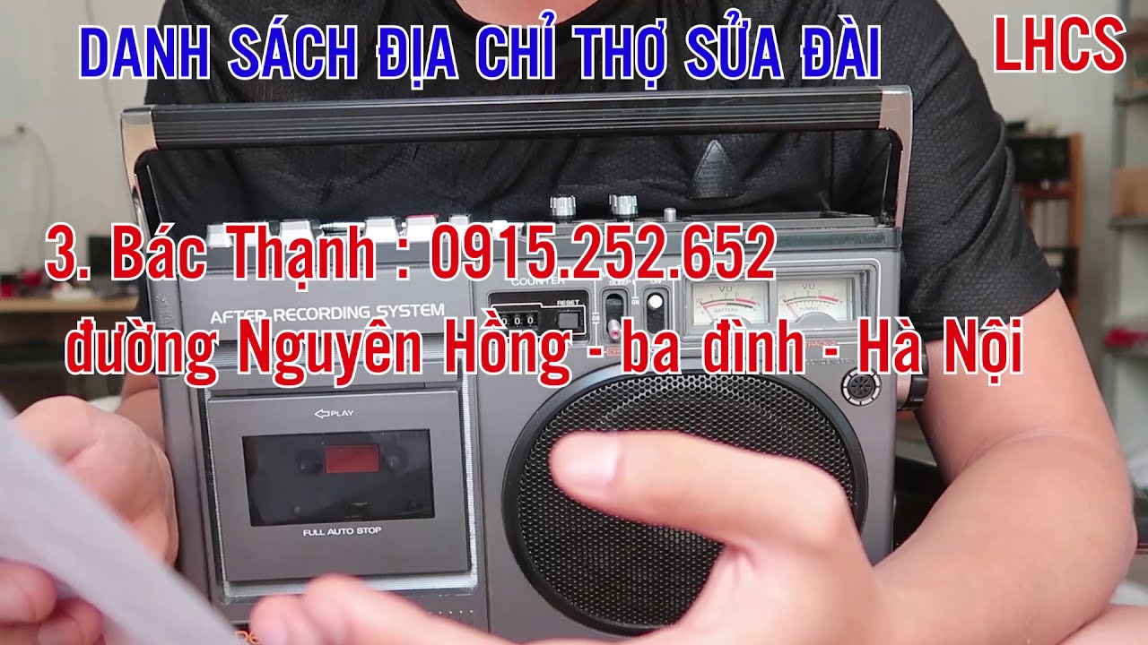Sửa đài cassette